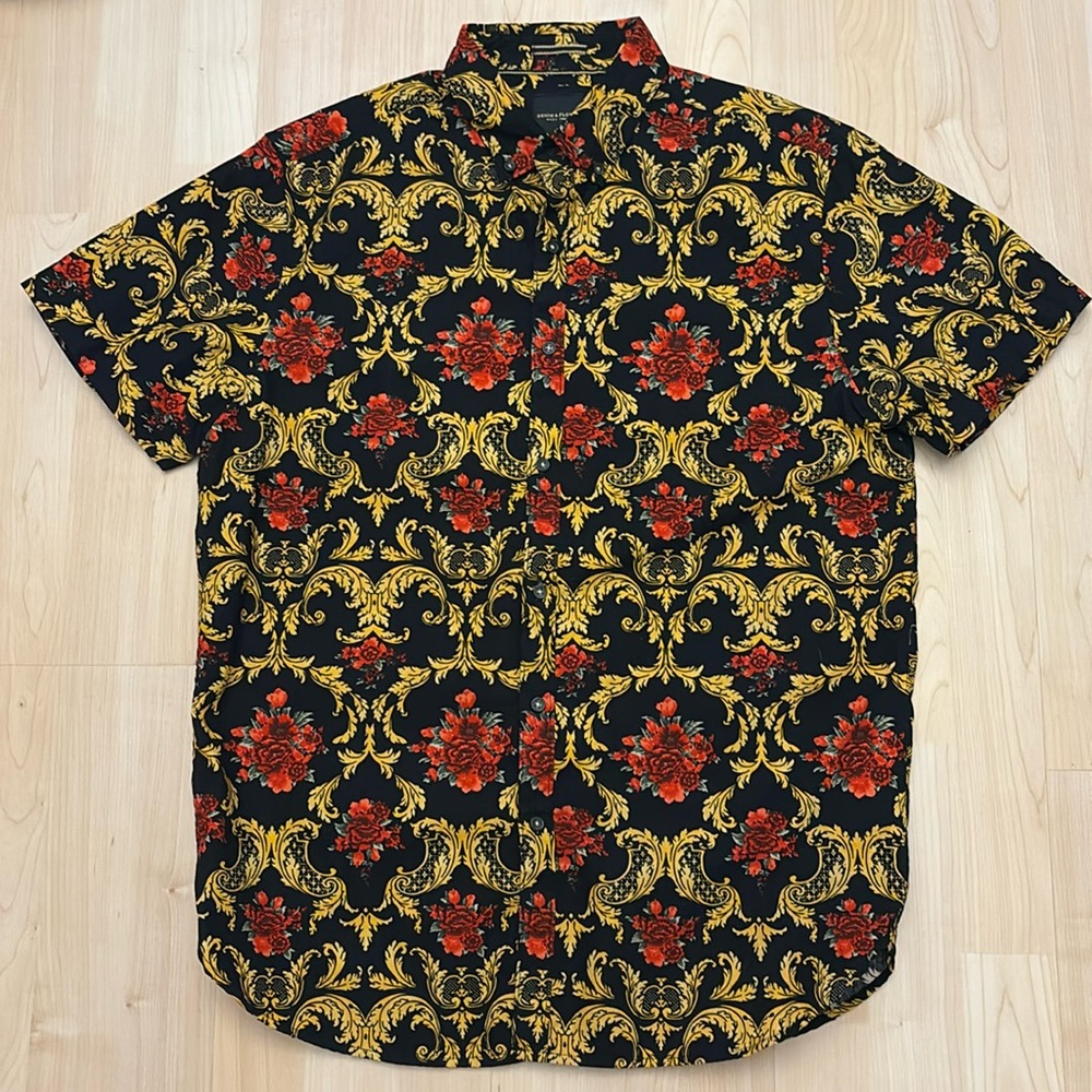 Patterned Casual Buttondown